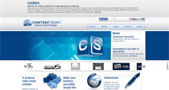 Desktop Screenshot of contentsort.com