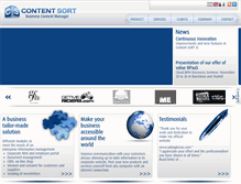 Tablet Screenshot of contentsort.com